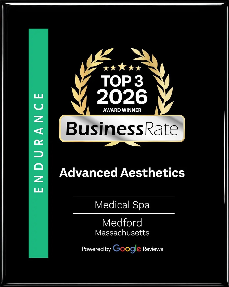 Top 3 Medical Spa 2026 award, Advanced Aesthetics Medford