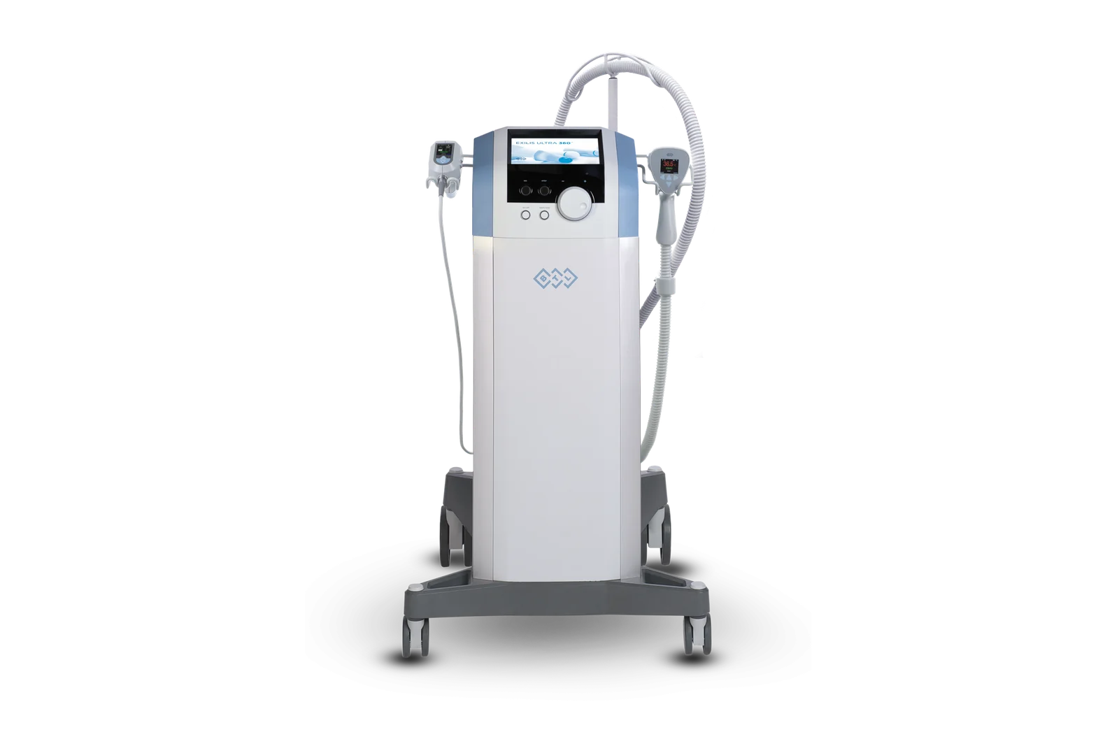 BTL Exilis Ultra 360 device with radiofrequency and ultrasound handpieces